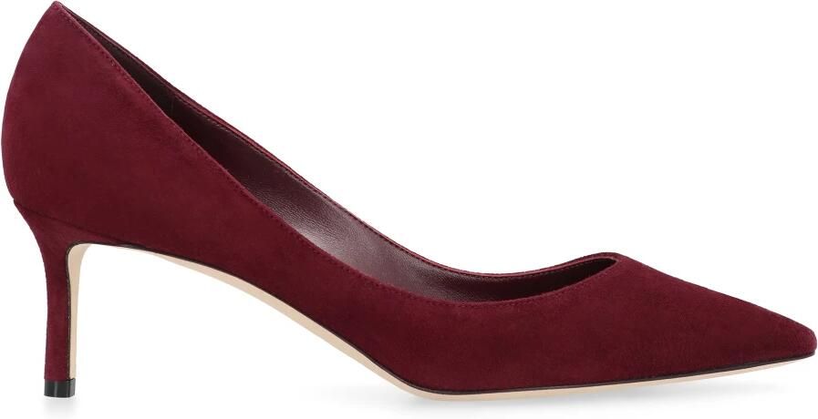 Jimmy Choo Puntige Neus Suède Stiletto Hakken Pumps