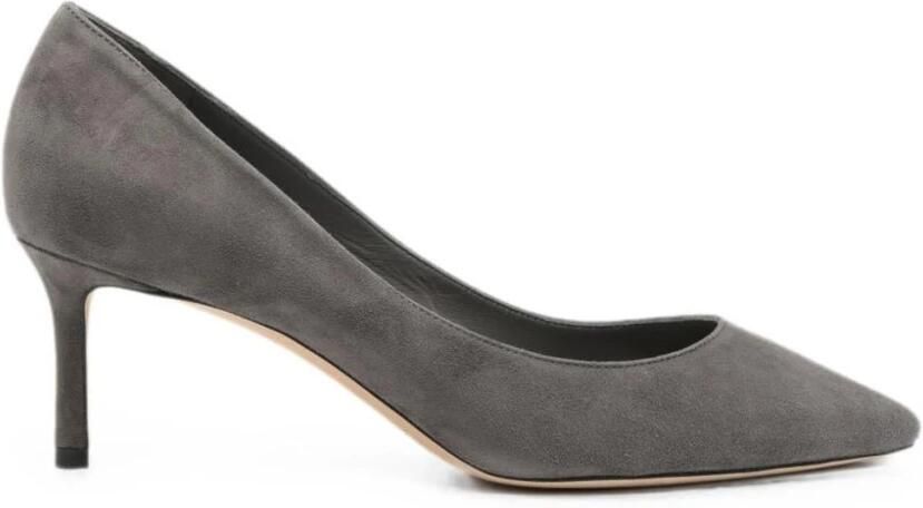 Jimmy Choo Romy 60 Suède Puntige Kittenhak Pumps