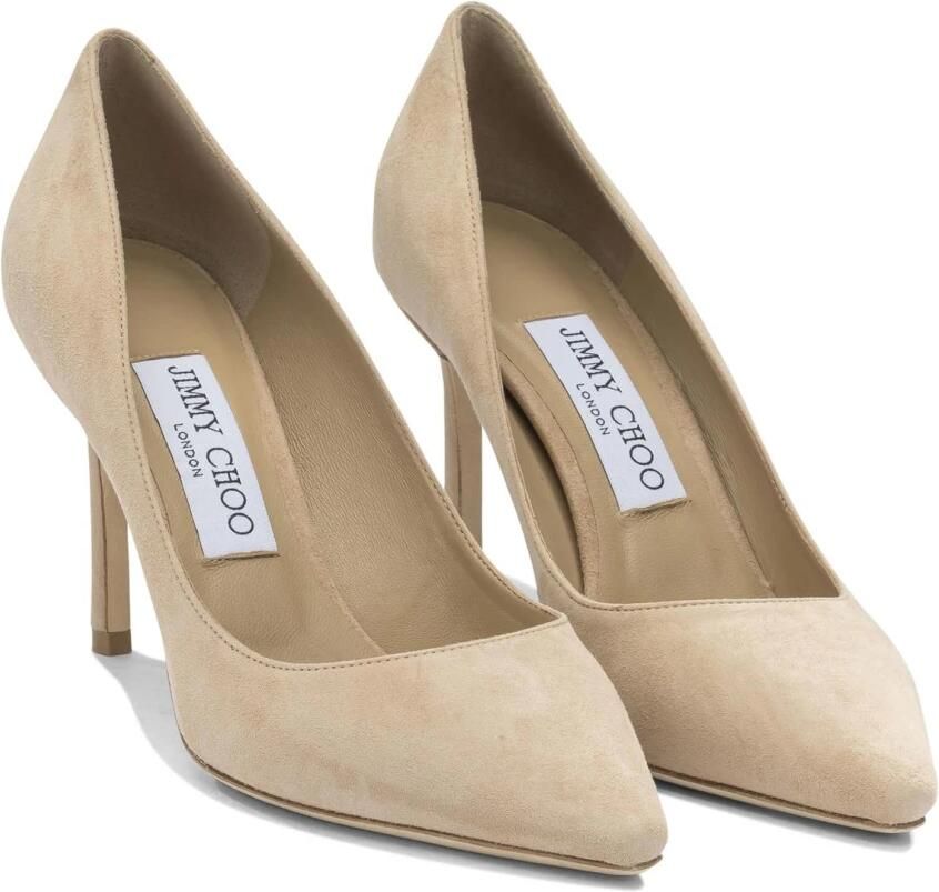 Jimmy Choo Romy 85 Suède Puntige Stiletto Pumps - Foto 3