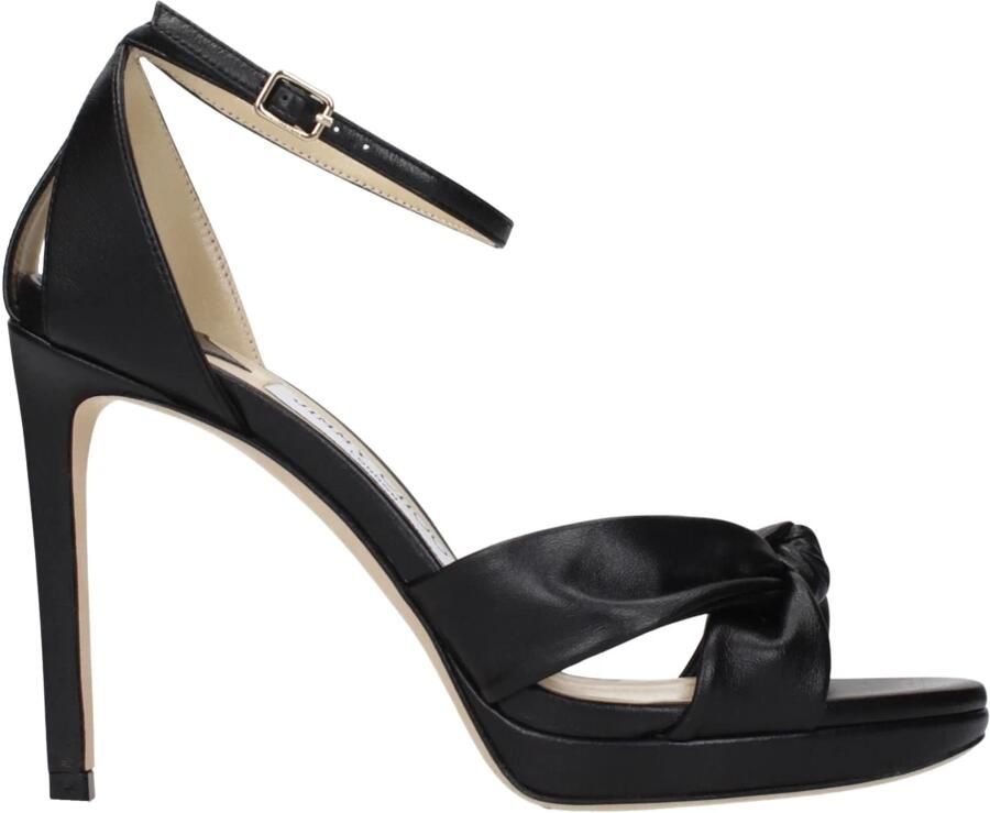 Jimmy Choo Rosie 100 Leren Plateau Sandalen