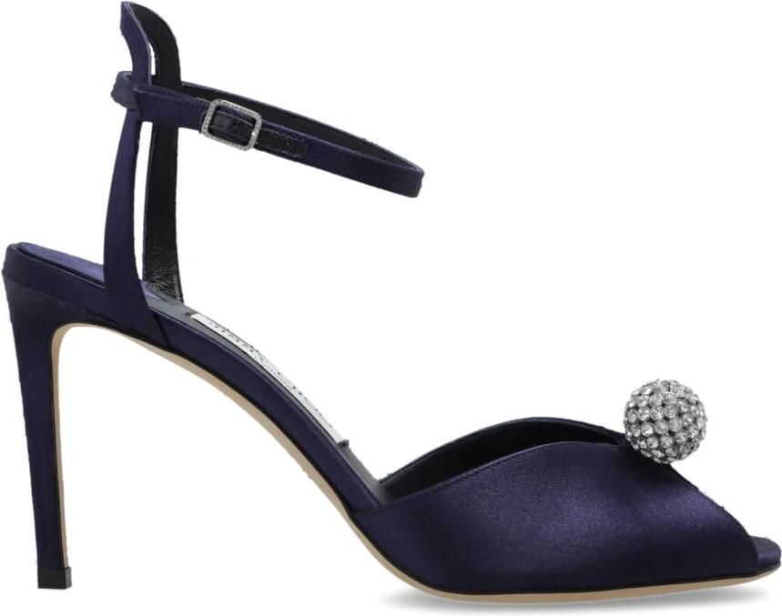 Jimmy Choo Sacora 85 satijnen sandalen met hak - Foto 4