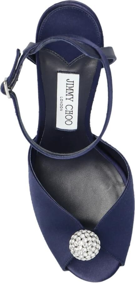 Jimmy Choo Sacora 85 satijnen sandalen met hak - Foto 8