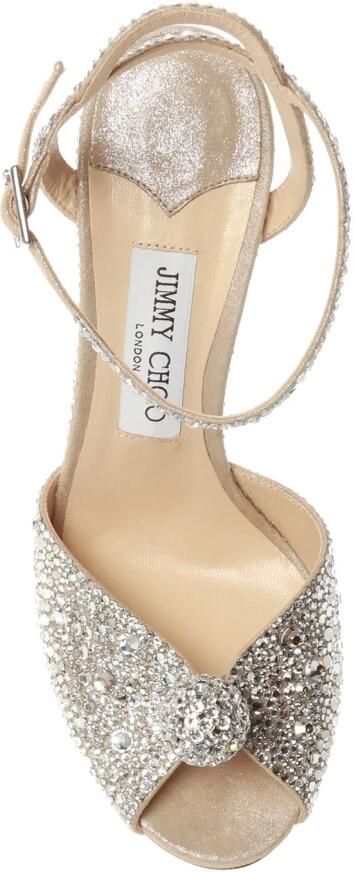 Jimmy Choo Sacora Stiletto Sandalen Grijs Dames - Foto 6