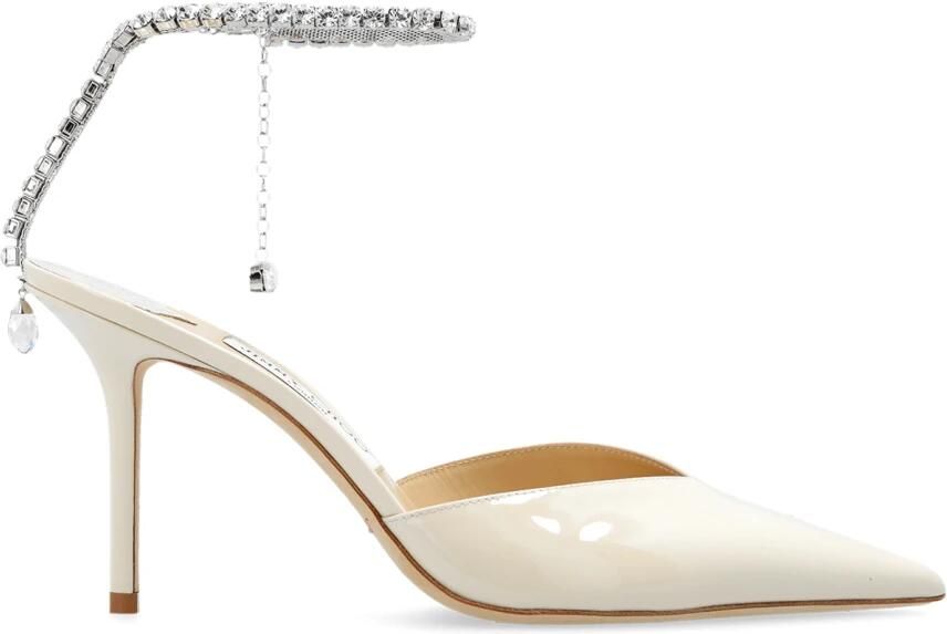 Jimmy Choo Saeda sandalen met hak Beige Dames