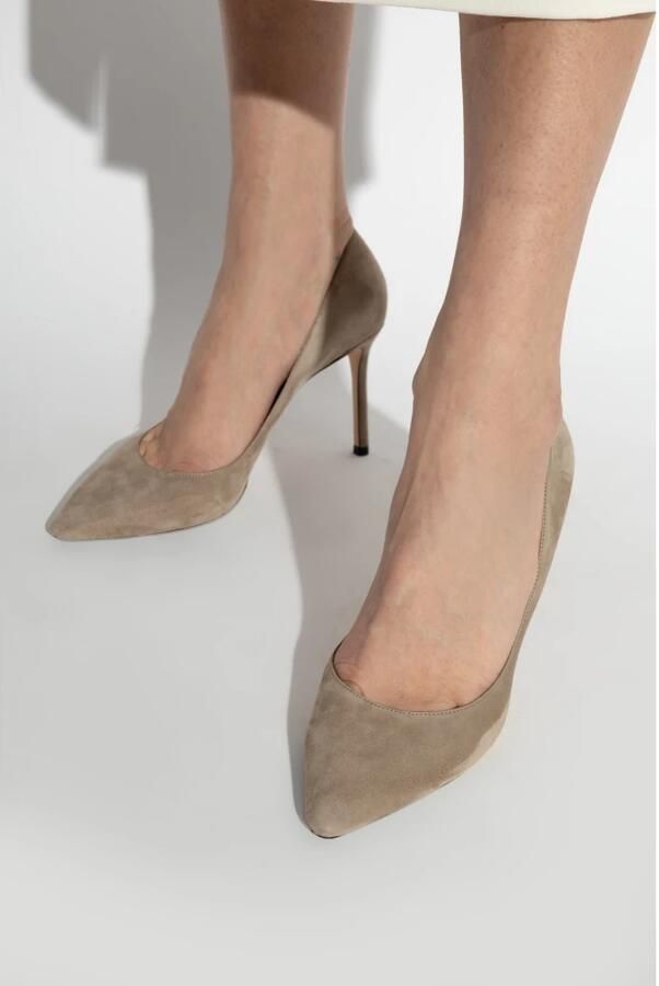 Jimmy Choo Beige Platte Schoenen met Hoge Stiletto Hak - Foto 4