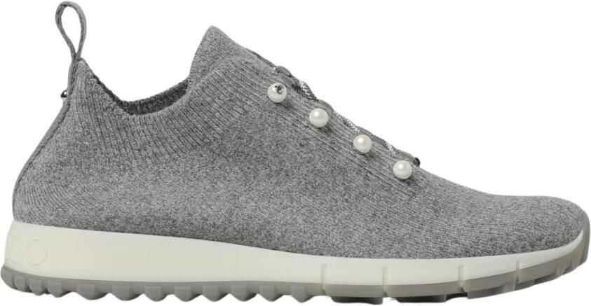 Jimmy Choo Grijze Sneakers met Lurex Details - Foto 2