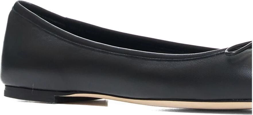 Jimmy Choo Elme Ballerina Flats met kristalversierde parels Black Dames