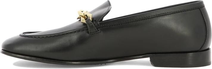 Jimmy Choo Zwarte platte schoenen Elegant stijl Black Dames