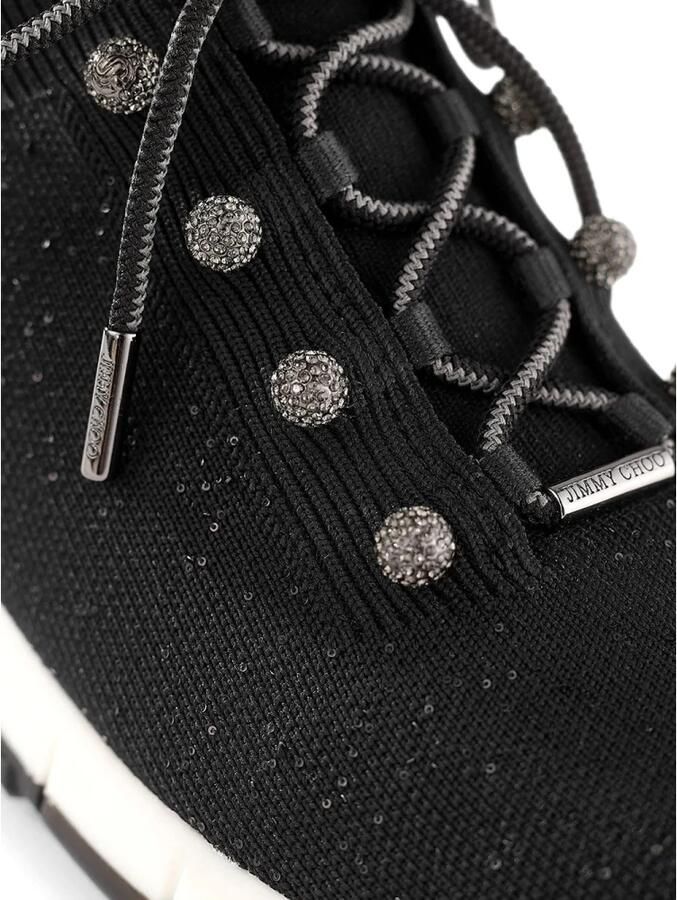 Jimmy Choo Zwarte Veles Sneakers voor Mannen