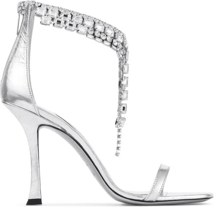 Jimmy Choo Kristalversierde Stiletto Hak Schoenen