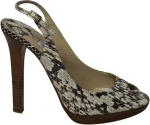 Jimmy Choo Leather heels Bruin Dames