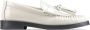 Jimmy Choo Leren loafers met pareldetail en franje Beige Dames - Thumbnail 5