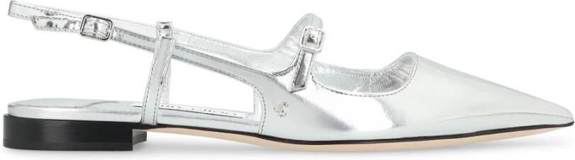 Jimmy Choo Leren Slingback Pumps met Puntige Neus