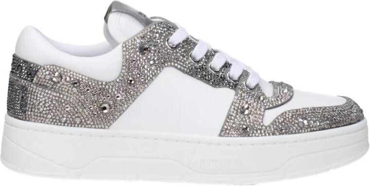 Jimmy Choo Leren sneakers met strass