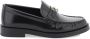 Jimmy Choo Zwarte Leren Flats met Kettingdetail Black Dames - Thumbnail 22