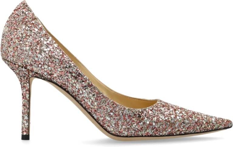 Jimmy Choo Love 85 Glitter Pumps