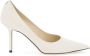 Jimmy Choo Love 85 Patentleren Pumps White Dames - Thumbnail 1