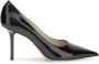 Jimmy Choo Zwarte puntige neus stiletto hakken schoenen Black Dames - Thumbnail 1