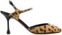 Jimmy Choo Luipaardprint Slingback Hakken Brown Dames - Thumbnail 1