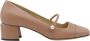 Jimmy Choo Mesh Panel Elisa Pumps met Blokhak Beige Dames - Thumbnail 11