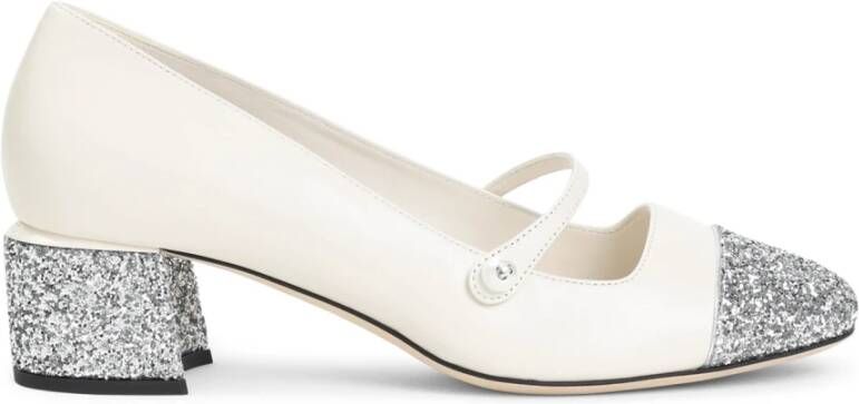 Jimmy Choo Metallic Pumps voor vrouwen Beige Dames