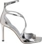 Jimmy Choo Metallic Sandalen Verhoog Stijl Chic Ontwerp - Thumbnail 1