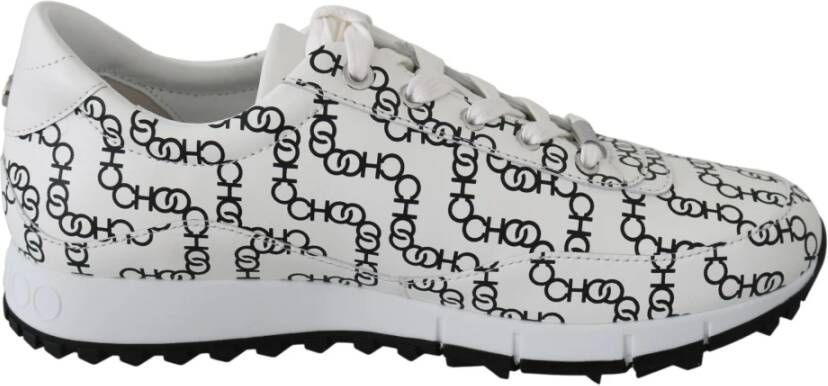 Jimmy Choo Monochrome Leren Slip-On Sneakers