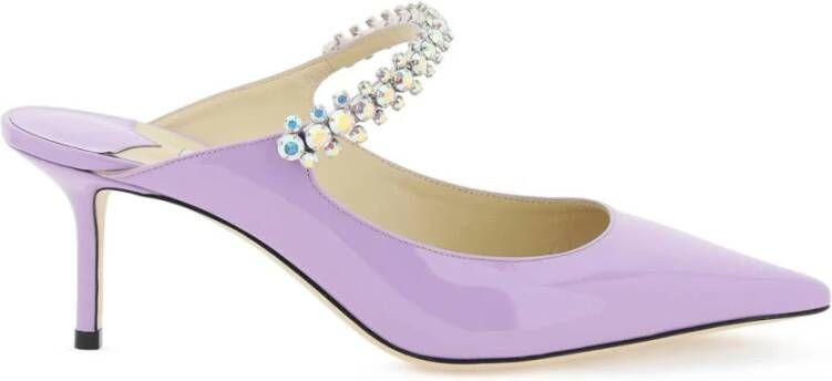Jimmy Choo Muilezels met hakken Purple Dames