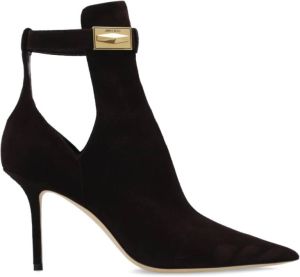 Jimmy Choo Nell enkellaarsjes met hak Bruin Dames