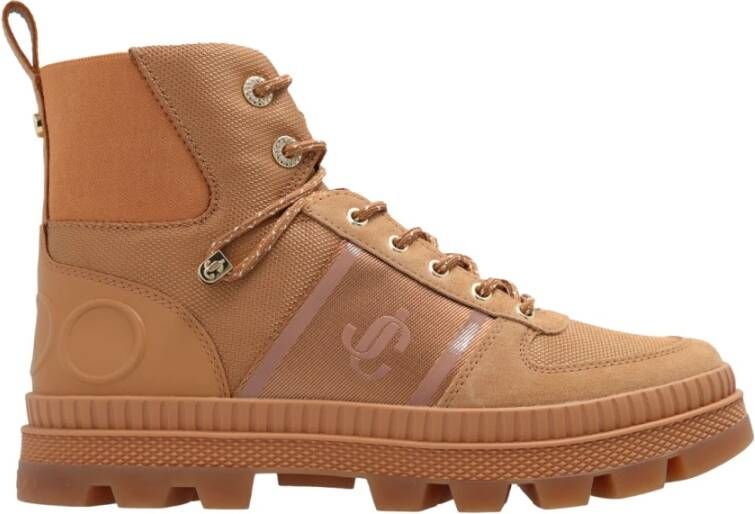 Jimmy Choo Normandy hoge sneakers Brown Dames