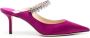 Jimmy Choo Paarse Sandalen met Kristalversiering Purple Dames - Thumbnail 2