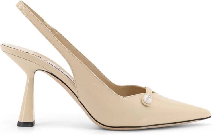 Jimmy Choo Parel Monogram Leren Hak Schoenen