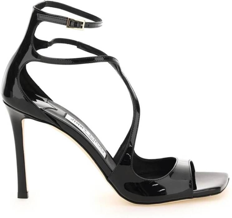 Jimmy Choo Azia sandalen met vierkante neus Zwart