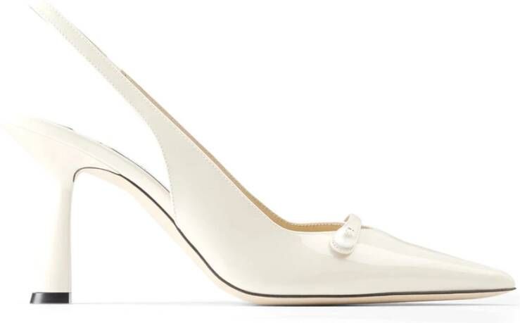 Jimmy Choo Patent Nappa Latte Damesmode Sneakers