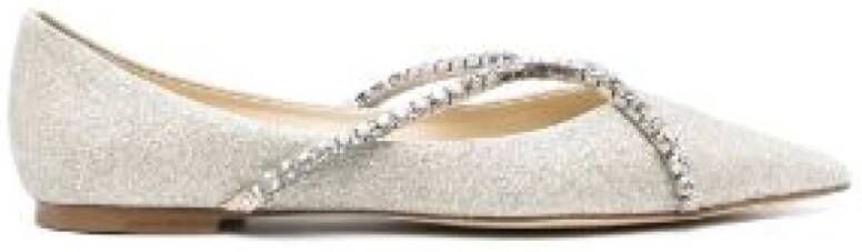 Jimmy Choo Platte schoenen voor vrouwen Beige Dames