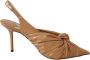 Jimmy Choo Caramelbruin Leren Annabell Pumps Brown Dames - Thumbnail 1