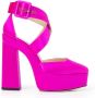 Jimmy Choo Gian pumps met plateauzool Roze - Thumbnail 1