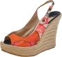 Jimmy Choo Pre-owned Canvas sandals Multicolor Dames - Thumbnail 1
