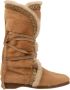 Jimmy Choo Pre-owned Fabric boots Beige Dames - Thumbnail 1