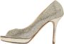 Jimmy Choo Pre-owned Fabric heels Gray Dames - Thumbnail 1