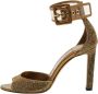 Jimmy Choo Pre-owned Fabric sandals Gray Dames - Thumbnail 1