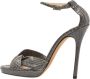 Jimmy Choo Pre-owned Fabric sandals Gray Dames - Thumbnail 1