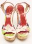 Jimmy Choo Pre-owned Fabric sandals Multicolor Dames - Thumbnail 1