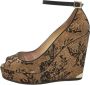 Jimmy Choo Pre-owned Lace heels Beige Dames - Thumbnail 1