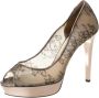 Jimmy Choo Pre-owned Lace heels Gray Dames - Thumbnail 1