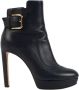 Jimmy Choo Pre-owned Leather boots Blue Dames - Thumbnail 1