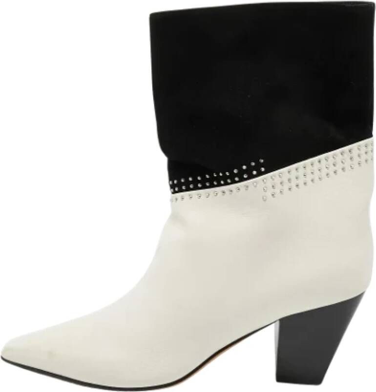 Jimmy Choo Pre-owned Leather boots White Dames