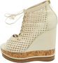 Jimmy Choo Pre-owned Leather boots White Dames - Thumbnail 1