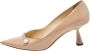 Jimmy Choo Pre-owned Leather heels Beige Dames - Thumbnail 1