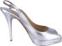 Jimmy Choo Pre-owned Leather heels Gray Dames - Thumbnail 1